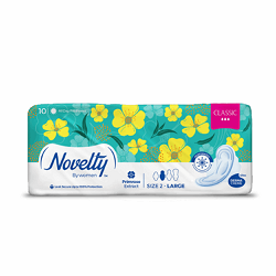 نوار بهداشتی مشبک بسیار ضخیم بزرگ روز 10 عددی ناولتی